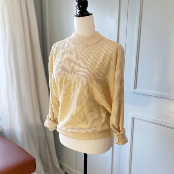 Vintage yellow Sears sweater - Picture 6 of 7